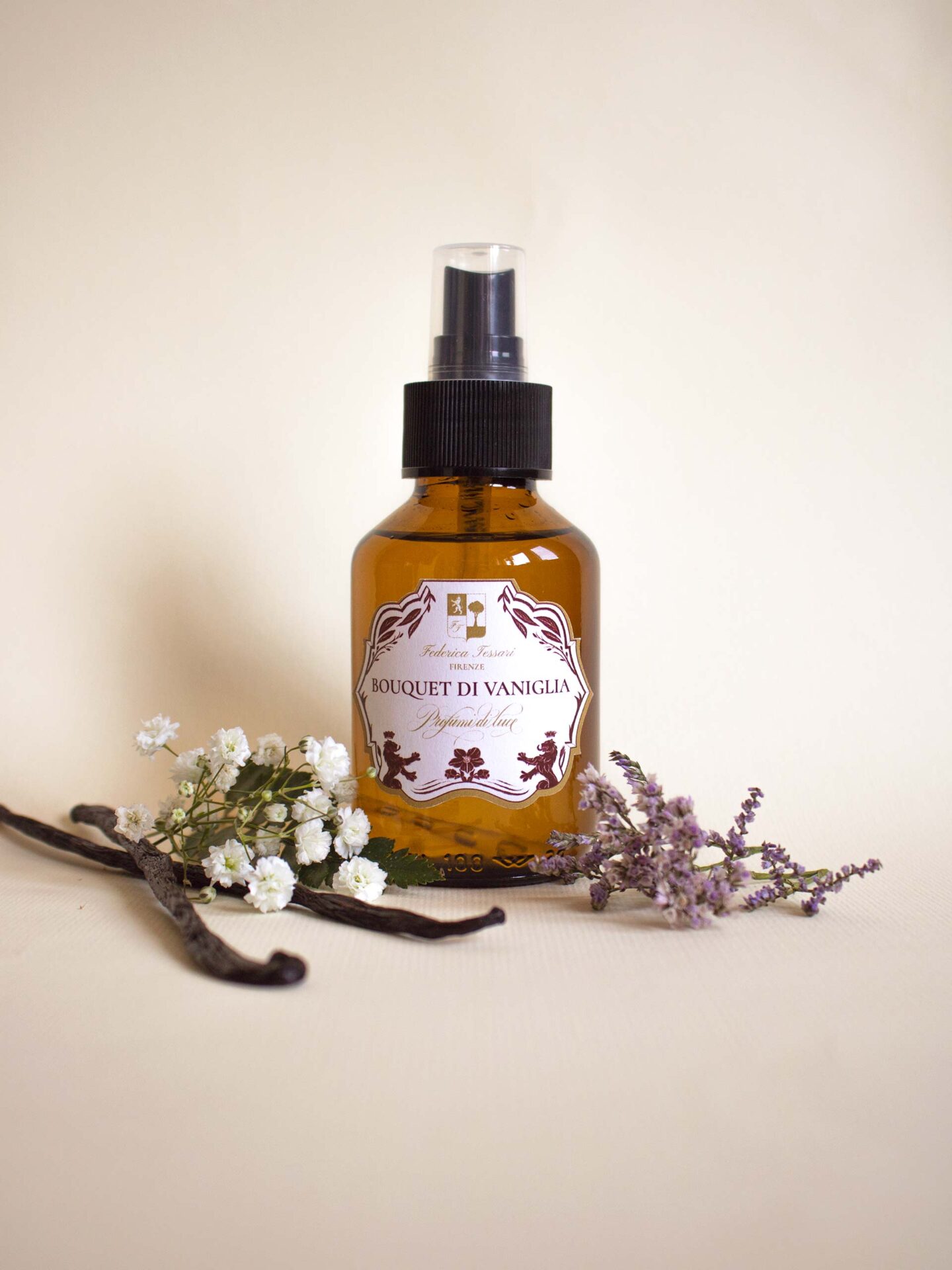 Profumo Spray per Tessuti Bouquet di Vaniglia